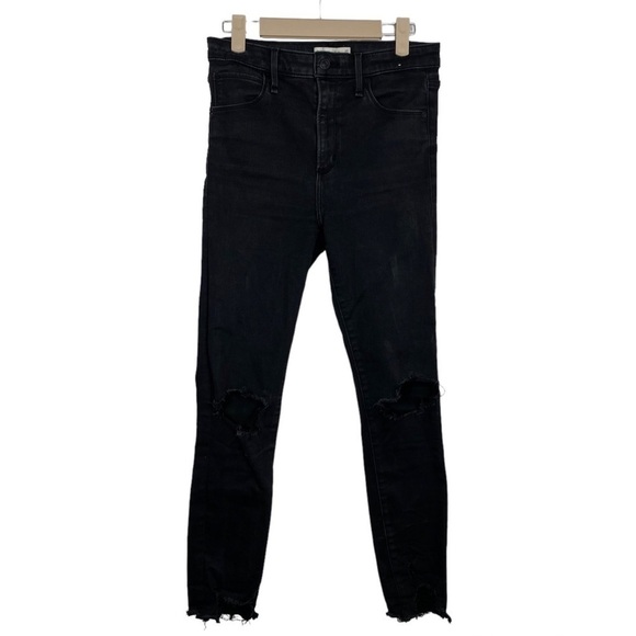 Abercrombie & Fitch Super Skinny Ankle High Rise Jeans - Picture 1 of 9